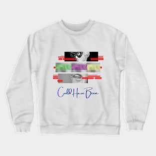 Vaporwave Sculpture Aesthetic Split Art Crewneck Sweatshirt